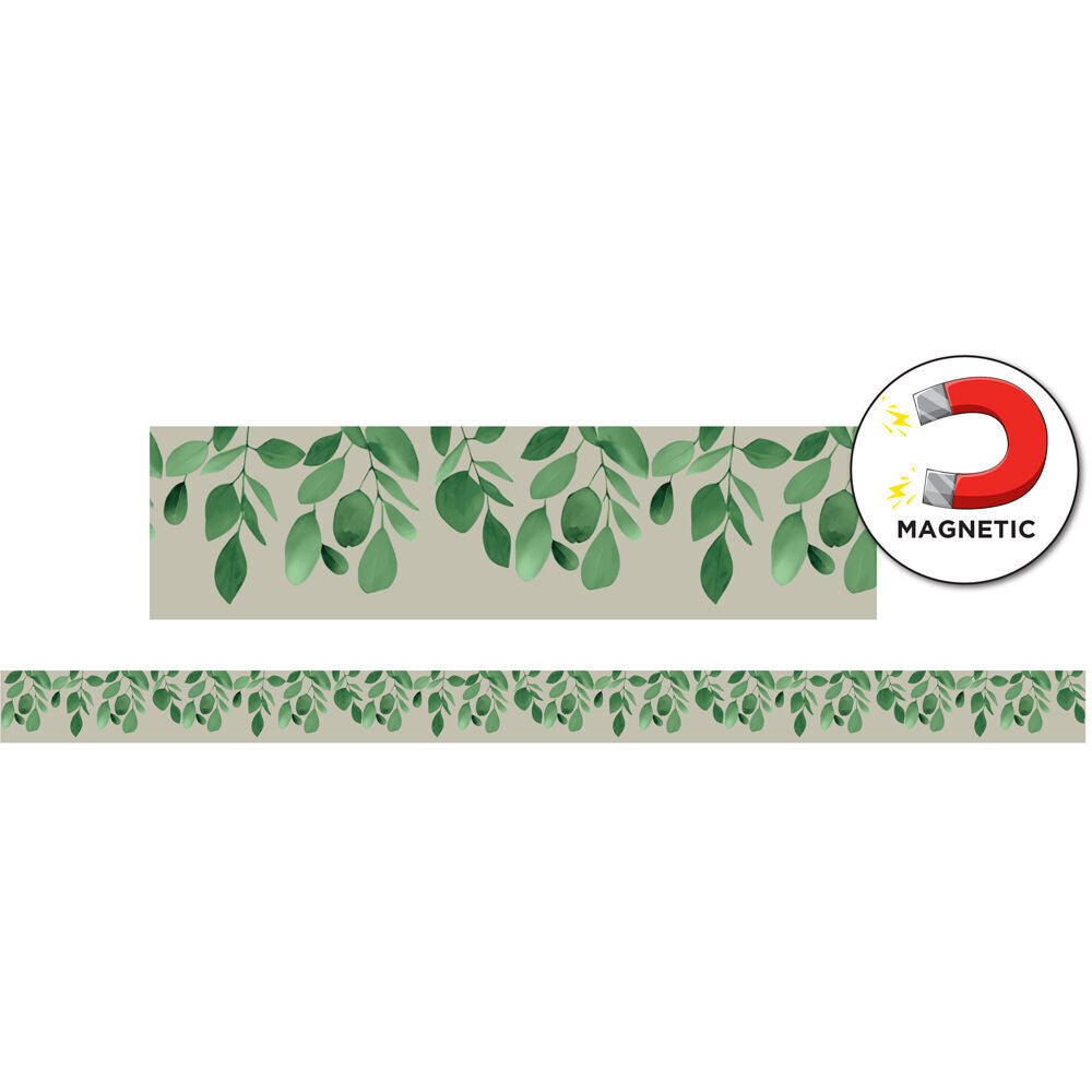 Learning Can BE Fun 12pc Learning Can Be Fun Eucalyptus Essentials Magnetic Border Pack 60 x 4cm (2 Pack) — image 3