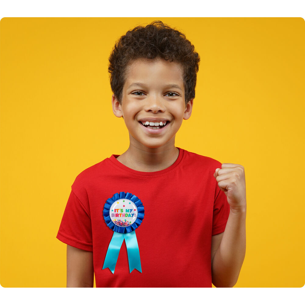 Learning Can BE Fun 8x16cm Giggle & Grow Birthday Badge — image 2