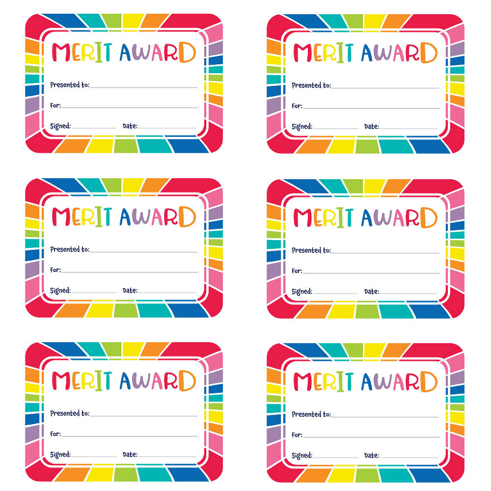 Learning Can BE Fun 30pc Learning Can Be Fun Giggle & Grow Merit Award Certificates A5 (6 Pack)