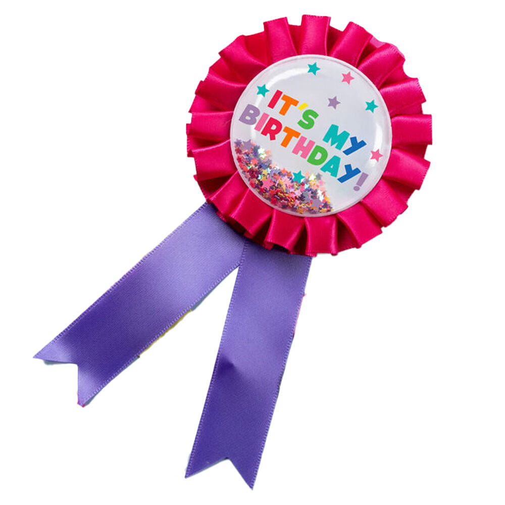 Learning Can BE Fun 8x16cm Giggle & Grow Birthday Badge — Pink