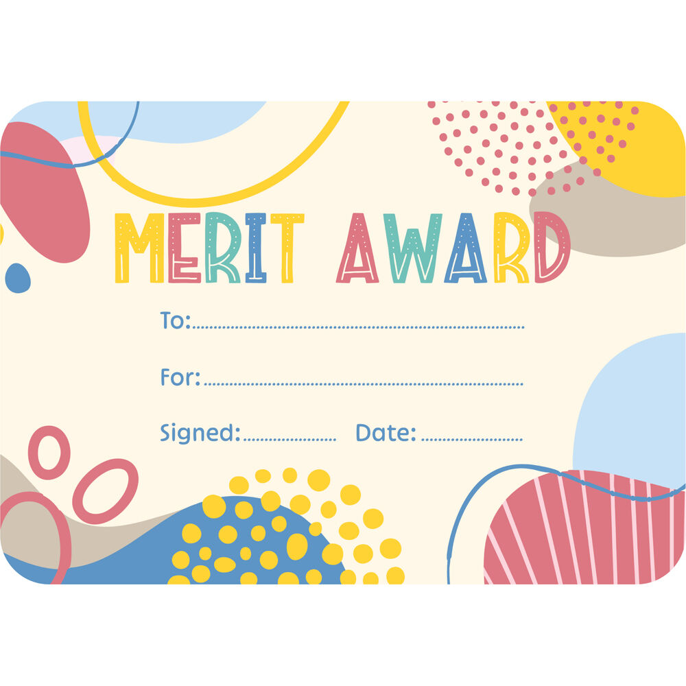 Learning Can BE Fun Growing Minds Merit Award Certificates A5 (30 Pieces)