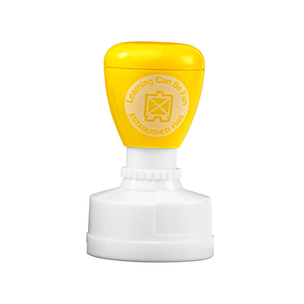 Learning Can BE Fun Yellow Bee-utiful Work Self-Inking Merit Stamp