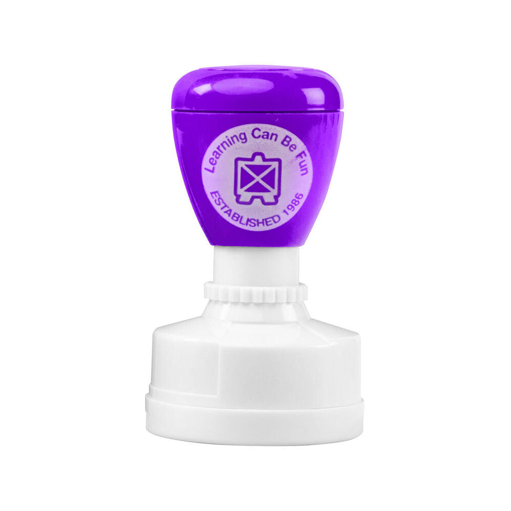 Learning Can BE Fun Purple Purr-fect Work Self-Inking Merit Stamp