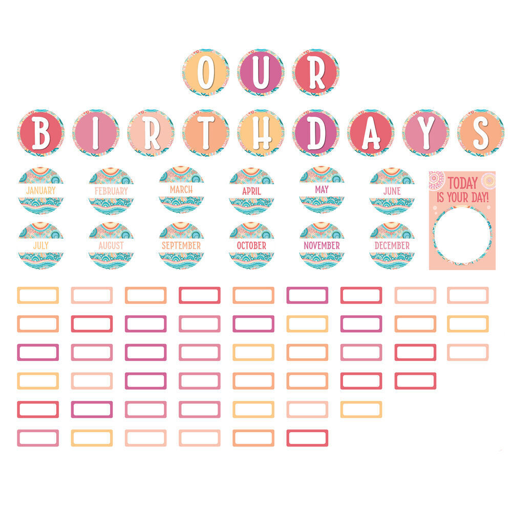 Learning Can BE Fun 73pc Learning Can Be Fun Birthday Bulletin Board Set Sacred Country (2 Pack) — image 2