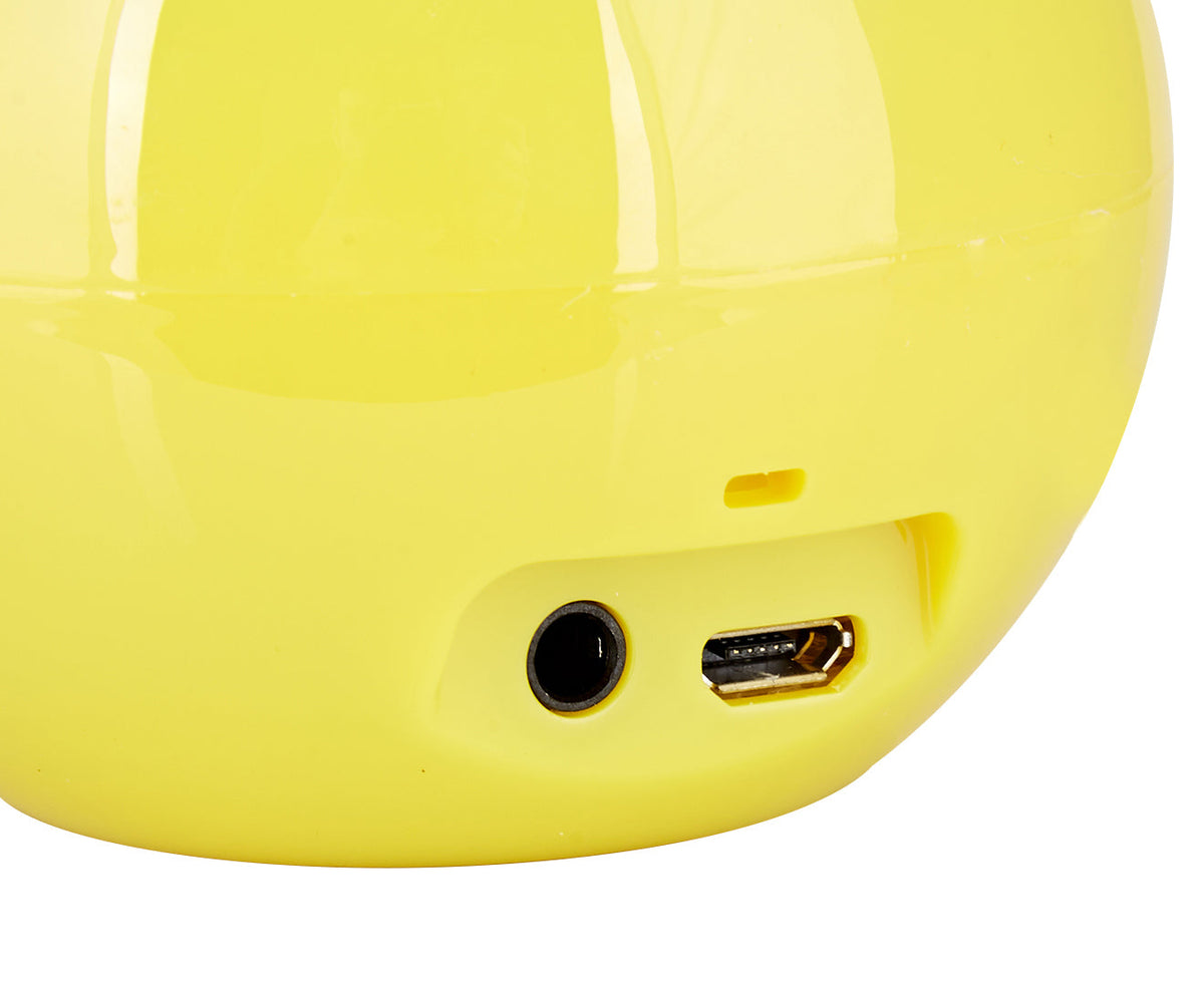 Carter Emoticon Audio Portable Wireless USB Bluetooth Speaker Heart Eyes Yellow — image 3