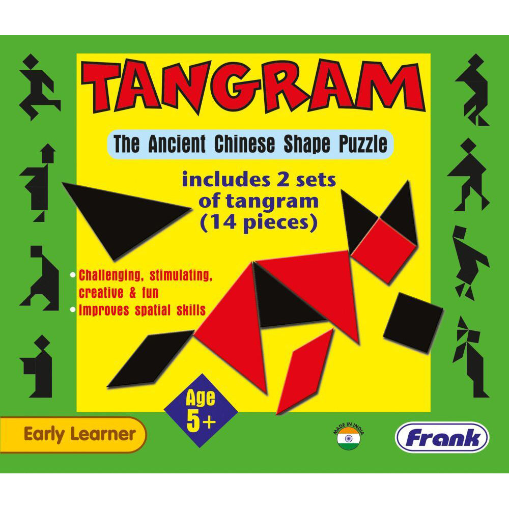 Frank Educational Frank Jigsaw Puzzle Tangram 21.5x18.5cm Educational Kids Play Game 5+ (14 Pieces)