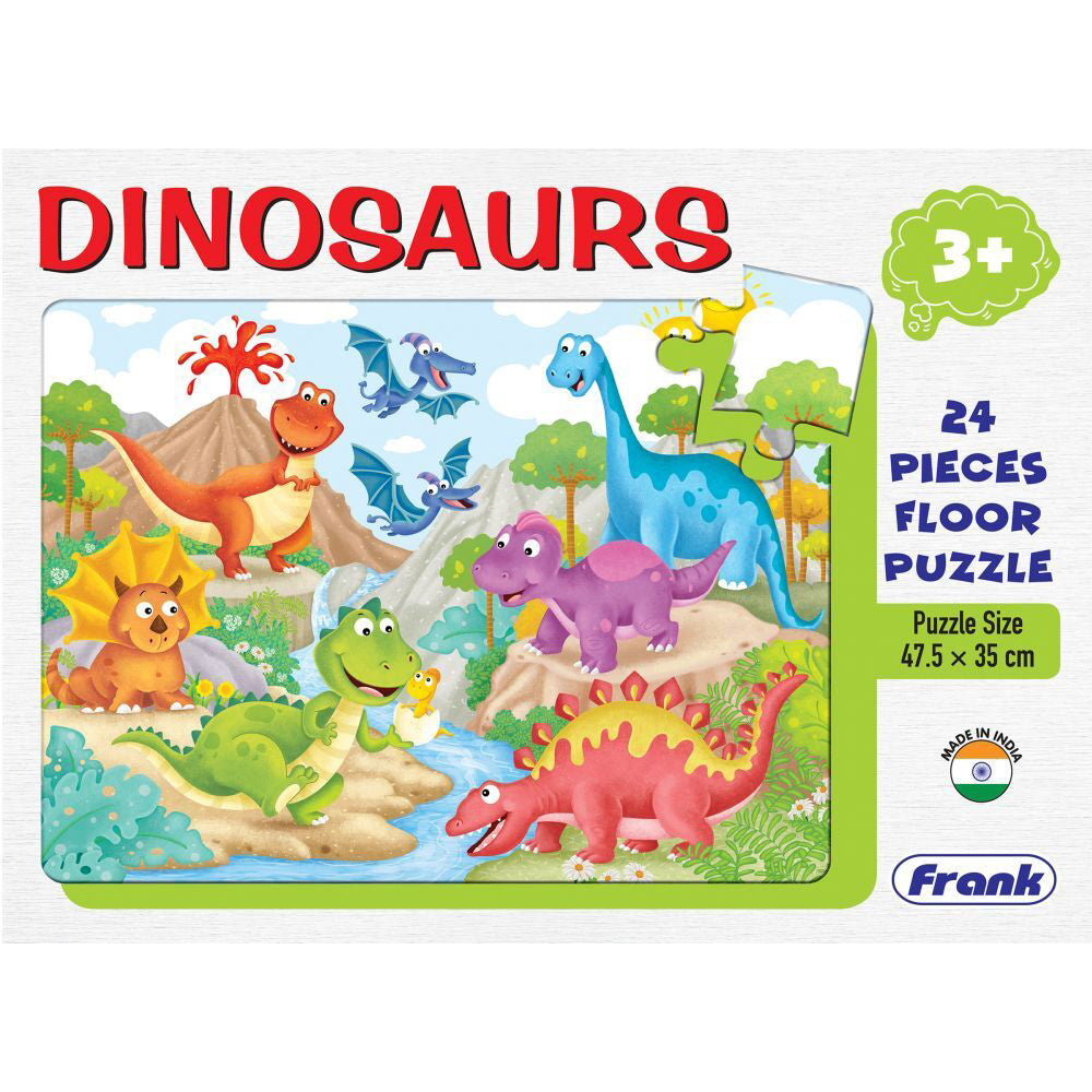 Frank Educational Floor Jigsaw Puzzle Dinosaur 3+ (24 Pieces)
