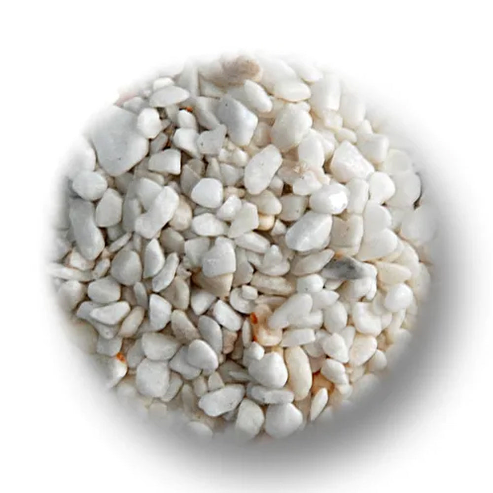 Showmaster Natural Snow White Aquarium/Fish Tank Gravel/Substrate Aggregate 5kg