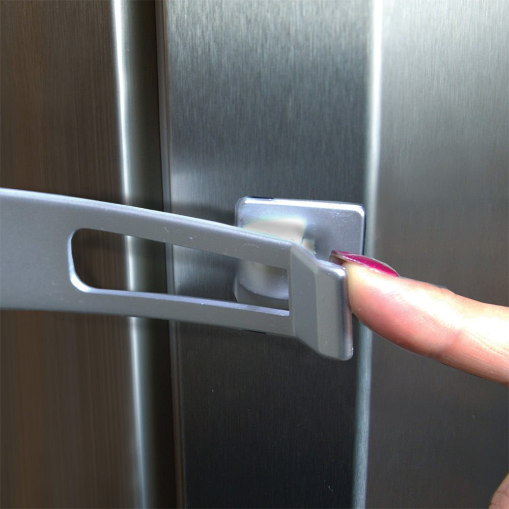 Dreambaby Refrigerator/Appliance Cabinets/Drawers Latch/Lock Baby Safety Silver — image 4