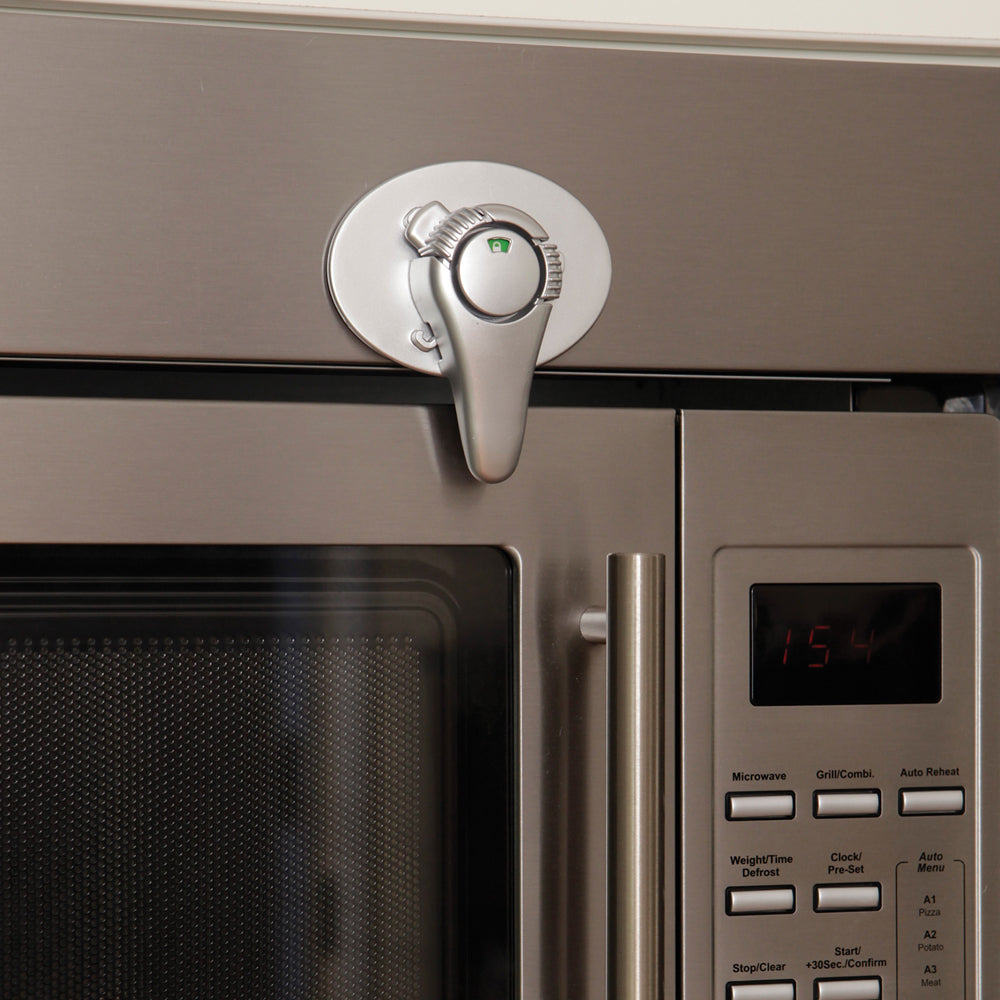 Dreambaby Ezy-Check Baby Safety Swivel Appliance/Oven/Microwave Lock Silver 9cm — image 5