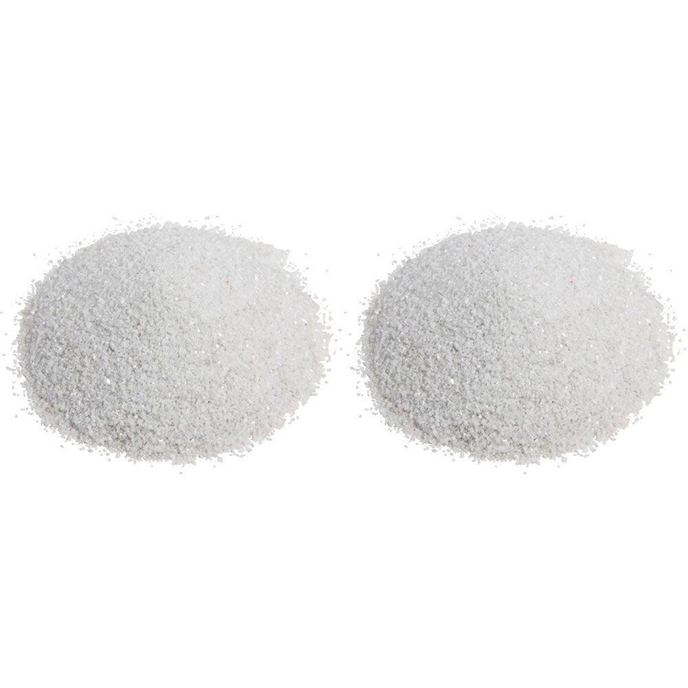 Showmaster Show Master Natural Premium Fine Aussie Aquarium Gravel Sand 5 kg - White (2 Pack)