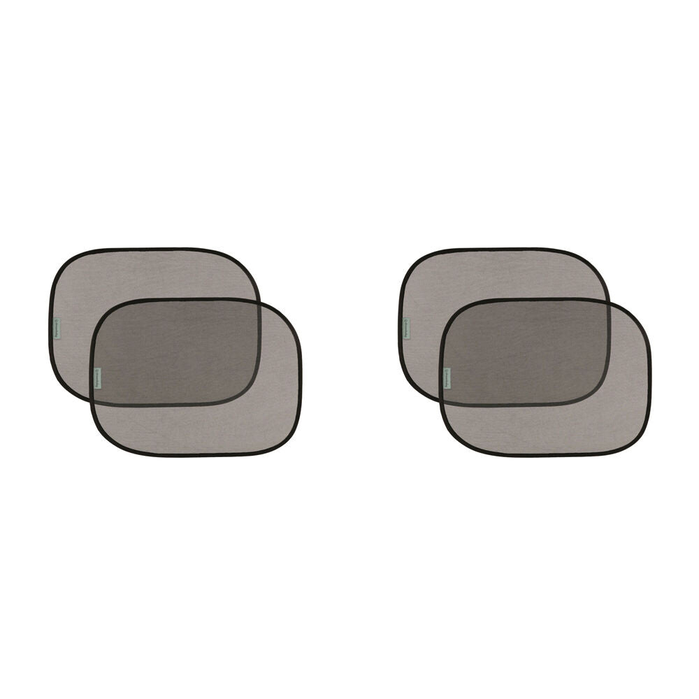 Dreambaby 2pc Dreambaby Insta-Cling Car Shades Kids Sun/Heat Protection 18x18cm Black (2 Pack)