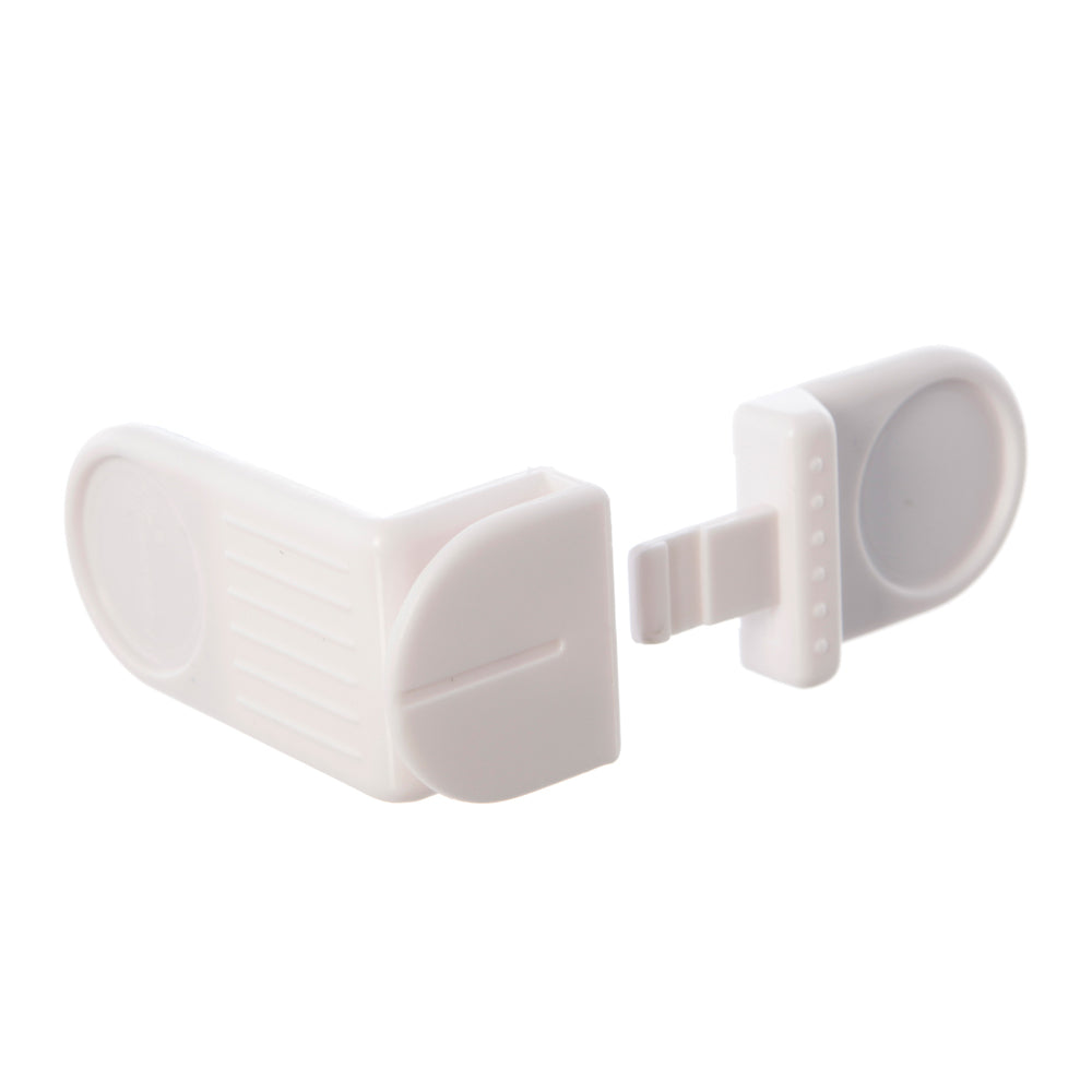 Dreambaby Baby/Toddler Safety/Protection Cabinet/Drawer Angle Lock/Latch WHT (4 Pack) — image 4