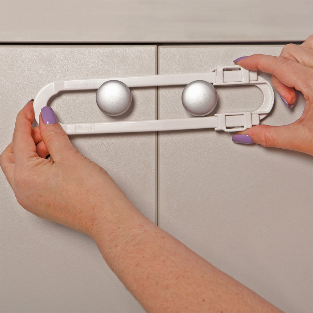 Dreambaby Child/Toddler Protection/Safety Extra Long Cabinet Glide Latch/Lock — image 4