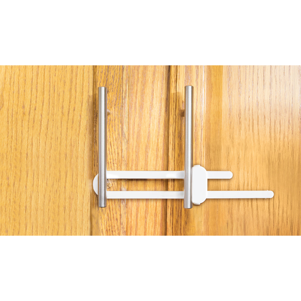 Dreambaby Baby Safety Slim-Line Slide Lock White (2 Pieces) — image 3