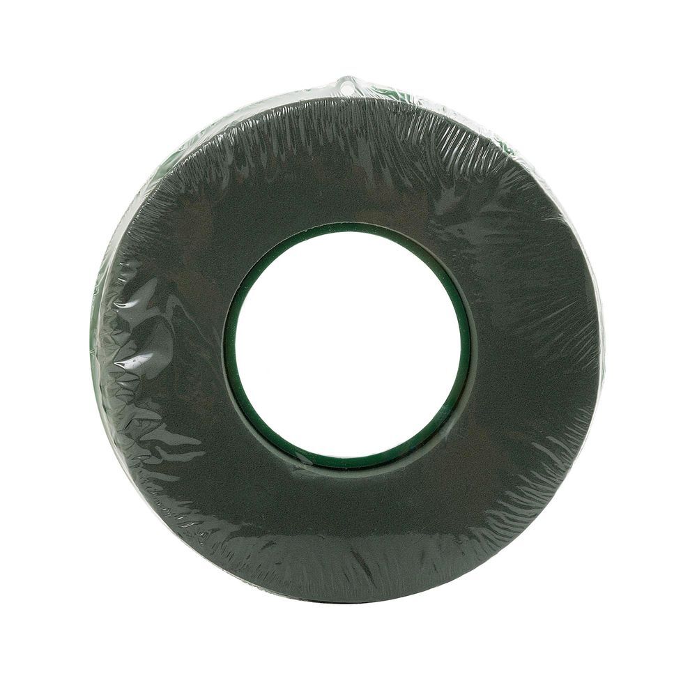 Belle Foam Wet Ring Round 20cm Floral Party Decor Spherical Accessory Green — image 2
