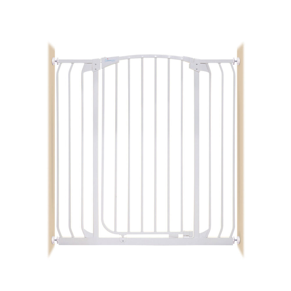 Dreambaby Chelsea Tall Xtra Hallway Child/Pet Safety Security Gate 1M White