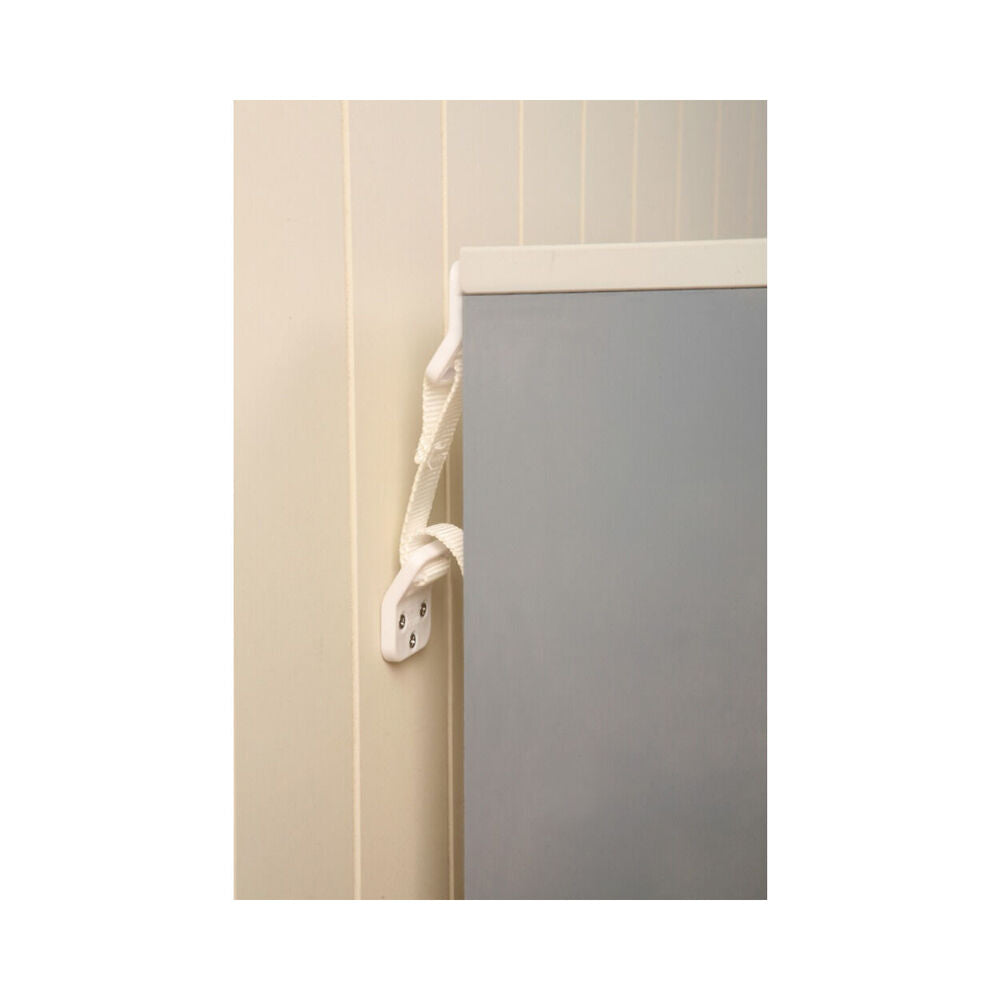 Dreambaby Anti Tip Child Safety Furniture Straps/Anchors Wall Mounted White (2 Pieces) — image 3