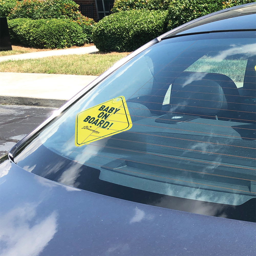 Dreambaby Baby On Board Car Sign Alert Kids/Children Safety Protection Yellow — image 2