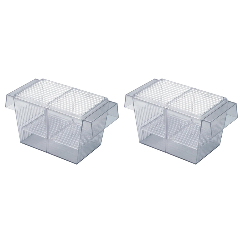 Boyu Aquarium/Tank Floating Fish Hatchery Segmentation Double 9.5x20x10cm (2 Pack)
