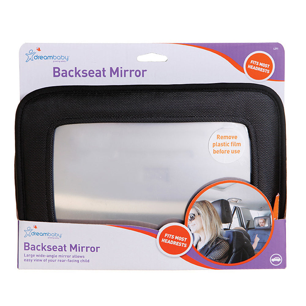 Dreambaby 29cm Backseat Large/Wide Angle View Car Seat Headrest Mirror Kids/Baby — image 5