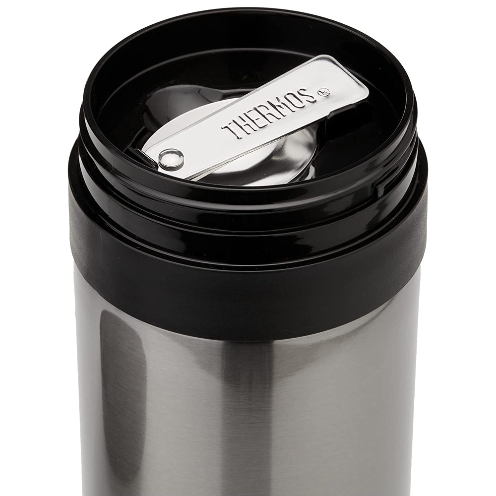 Thermos 470ml Funtainer Vacuum Insulated Food Jar w/Spoon CHC Stainless Steel — image 2