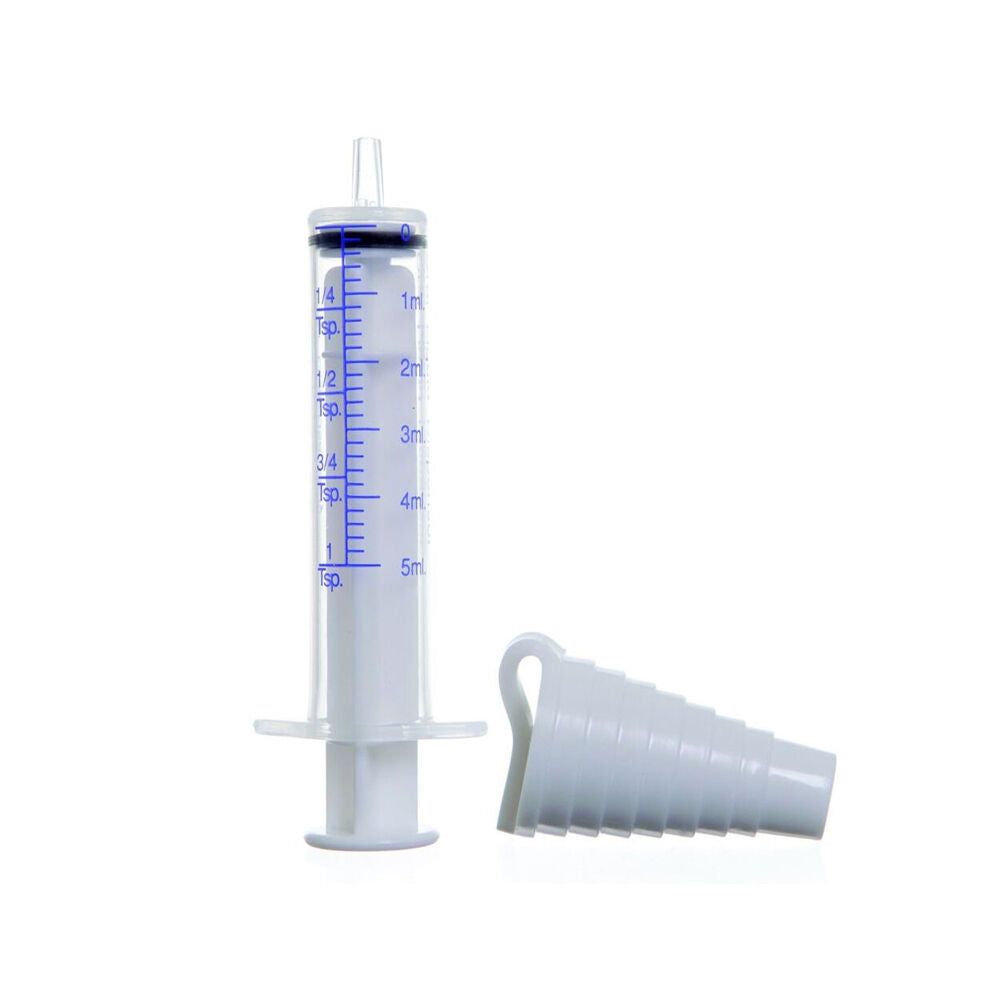 Dreambaby Medical Syringe Kids/Children Medicine Dispenser w/ Adapter White (4 Pack) — image 2