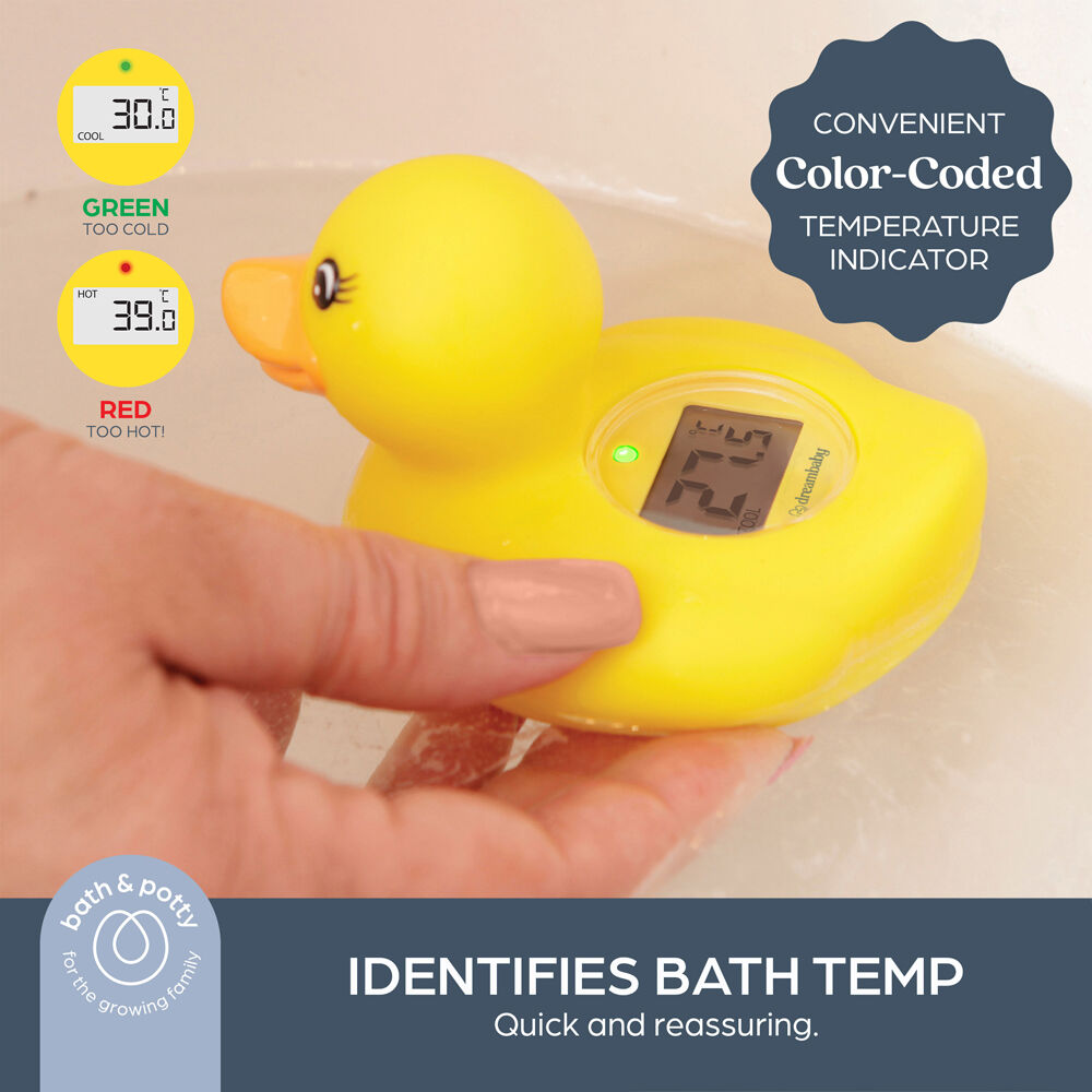 Dreambaby Room & Bath Water Temperature Thermometer Duck Safe/Accurate Kids — image 9