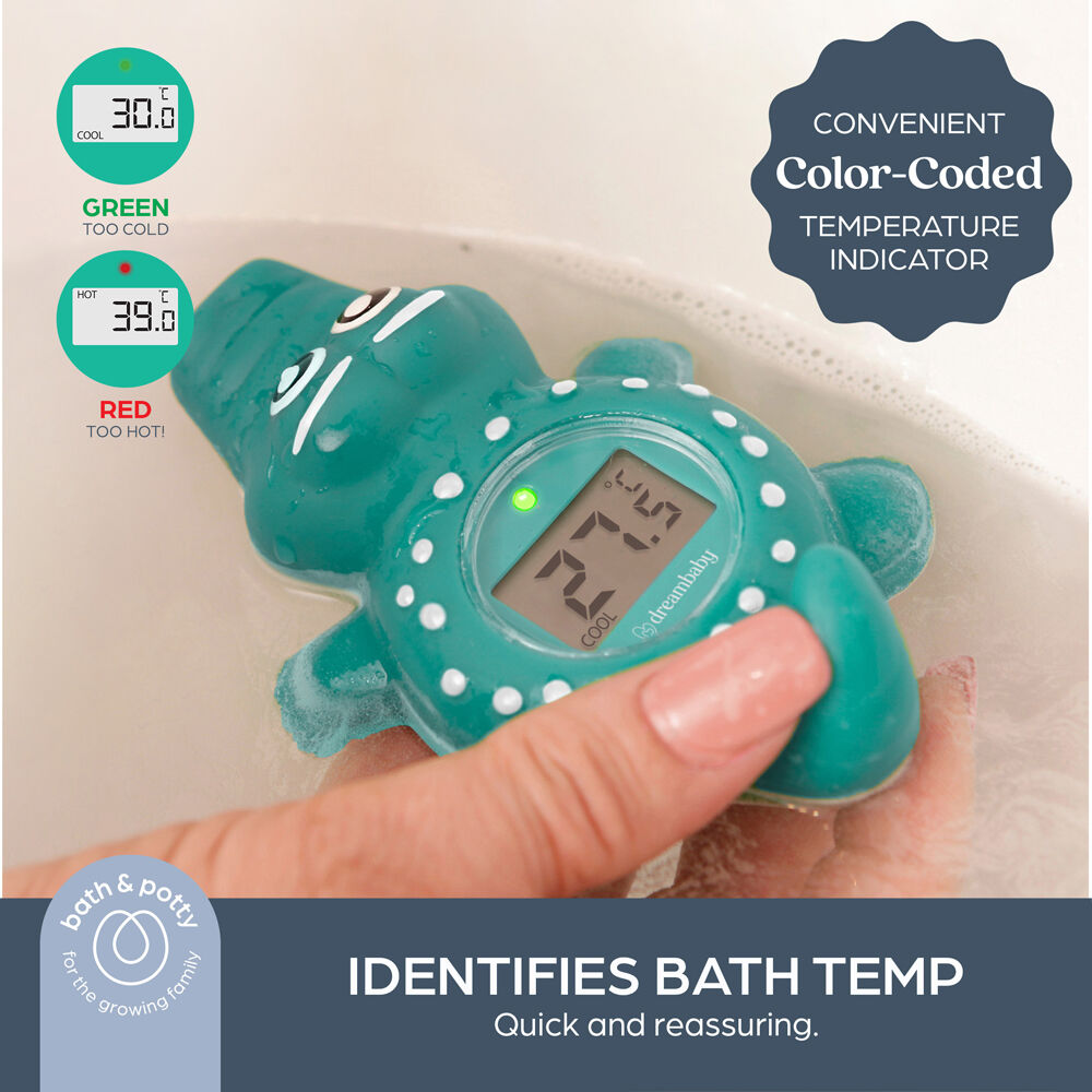 Dreambaby Room/ Baby/Children Bath Water Temperature Thermometer Crocodile 12cm — image 5