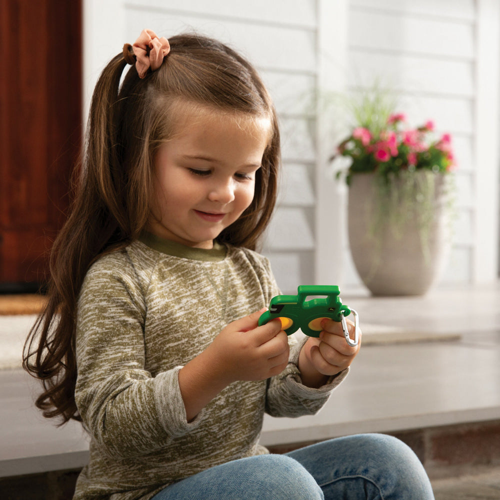 John Deere Simpl Dimpl Tractor Hanging Key Chain Kids Silicone Toy 9cm 3y+ — image 3