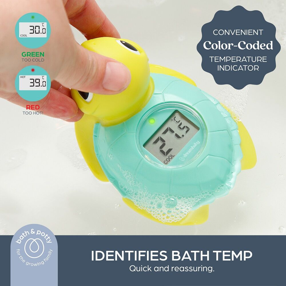 Dreambaby Room & Bath 10cm Thermometer Turtle Water Temperature Baby 6m+ Fun Toy — image 7