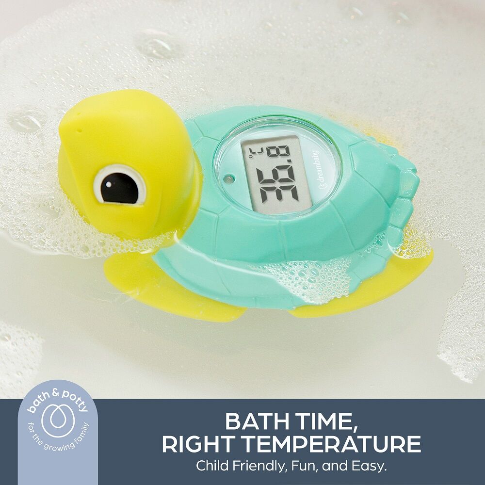Dreambaby Room & Bath 10cm Thermometer Turtle Water Temperature Baby 6m+ Fun Toy — image 6