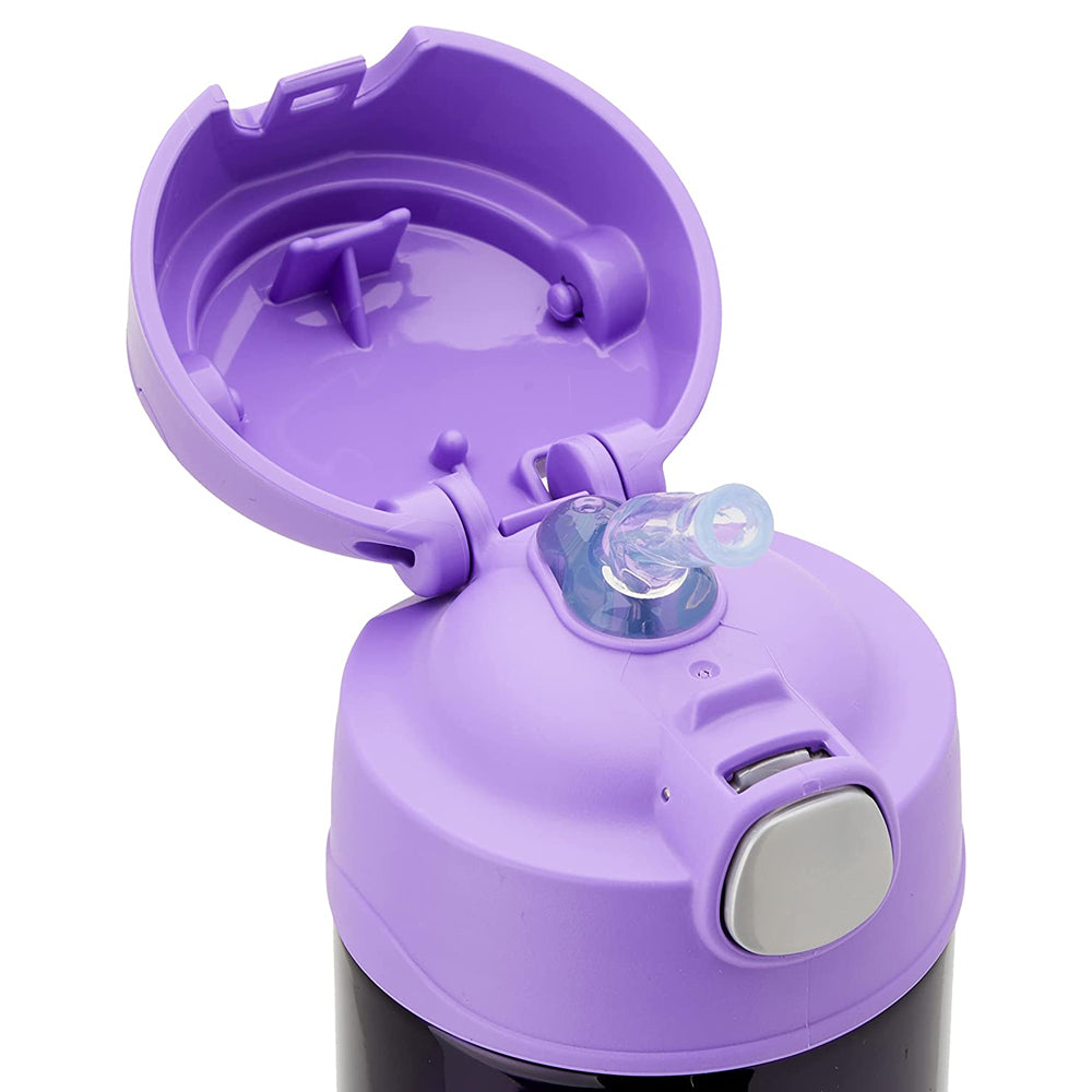 Thermos 470ml Funtainer Vacuum Insulated Drink Bottle Purple Stainless Steel — image 2