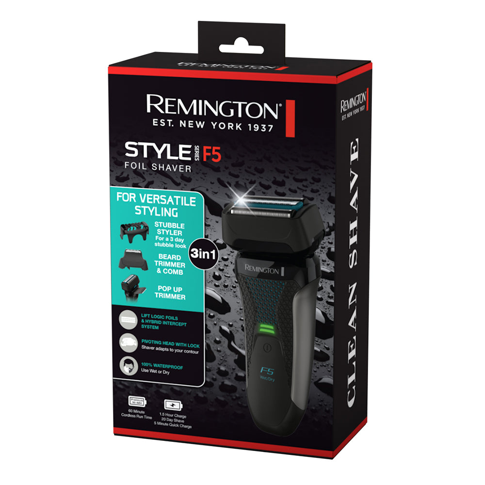 Remington Men's Style Series F5 Foil Shaver 3in1 Cordless Electric Trimmer — image 5