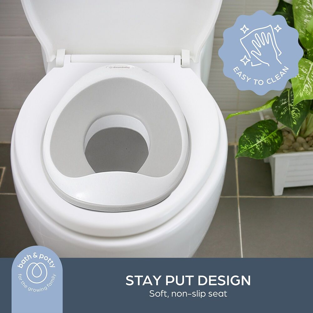 Dreambaby Ezy-toilet Trainer Contoured Seat Potty Topper 12m Plus 36cm x 28cm x 6cm — image 6