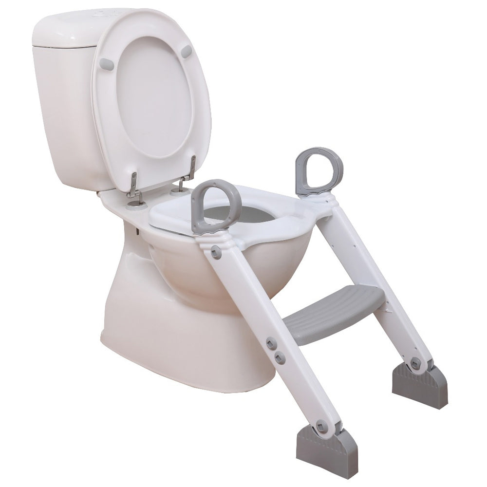 Dreambaby Step-up Toilet Topper Stool Seat Adjustable /white Kids Toddler 18m+