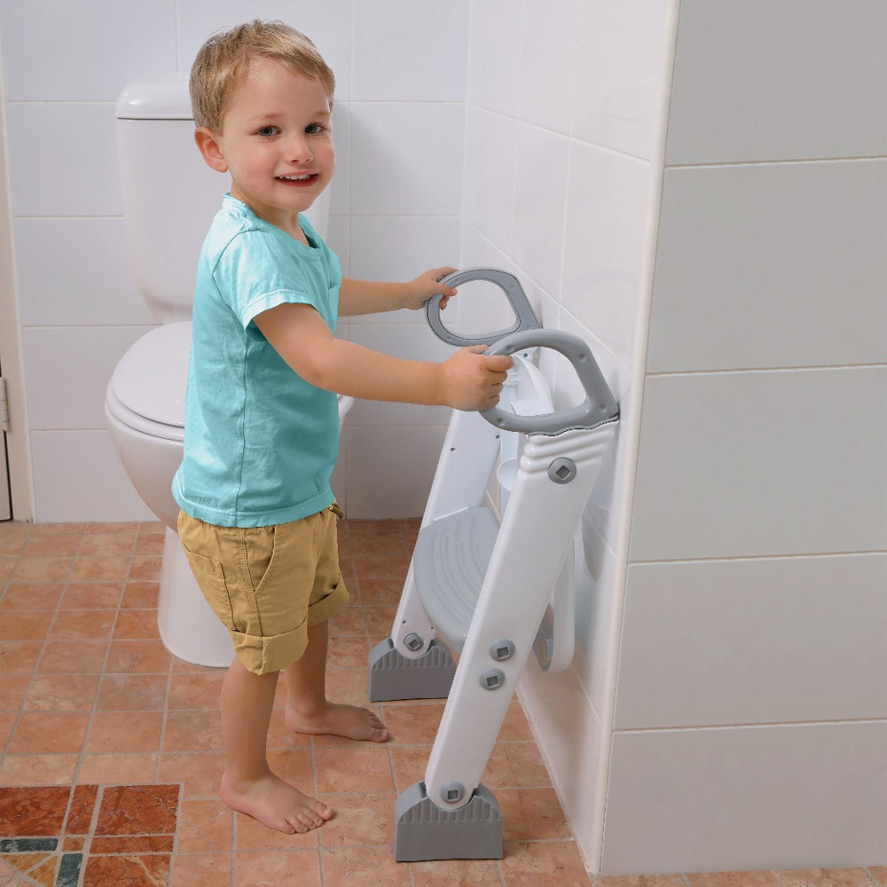 Dreambaby Step-up Toilet Topper Stool Seat Adjustable /white Kids Toddler 18m+ — image 2