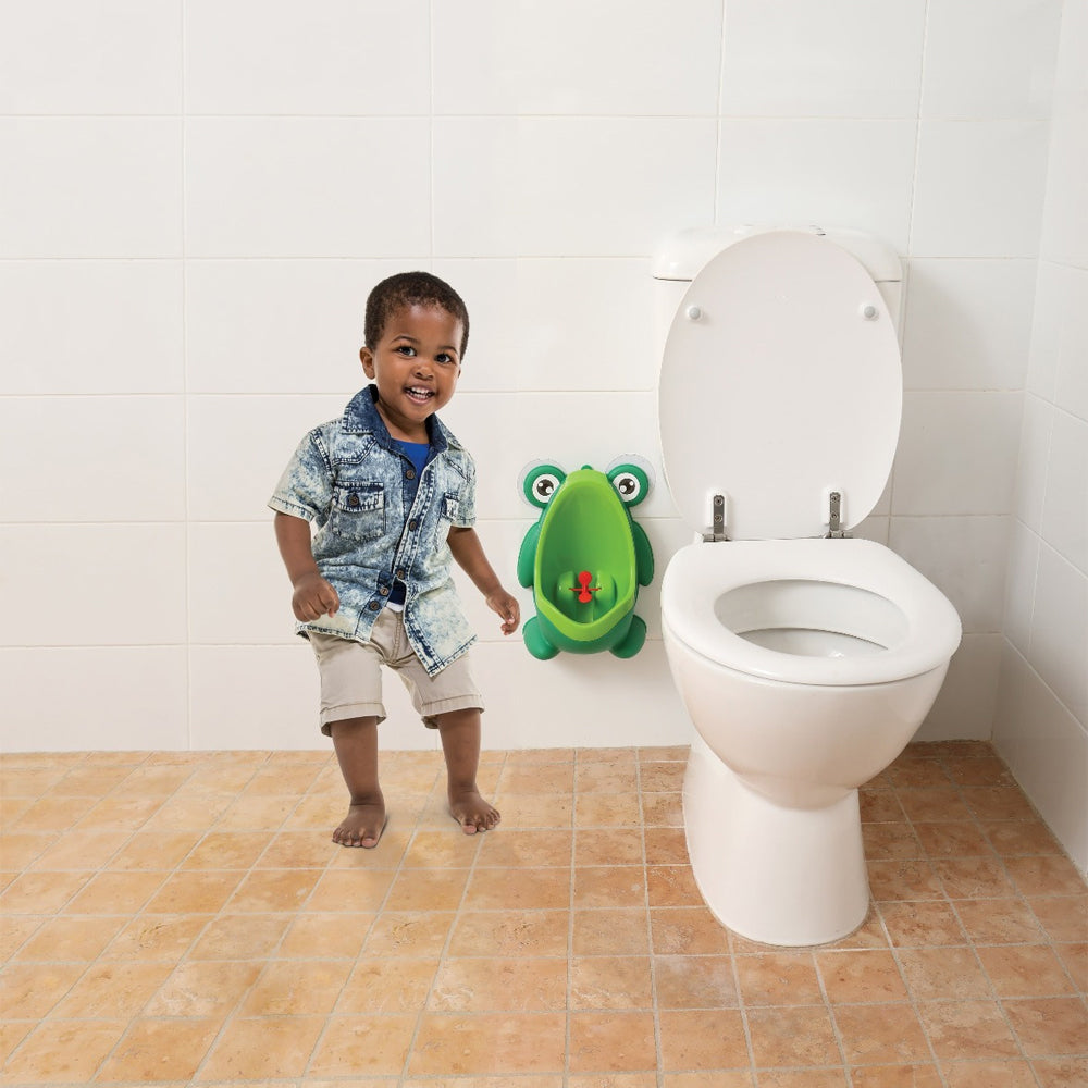 Dreambaby Frog Pee-Pod Urinal w/Spinning Target Kid/Toddler Toilet Training 18m+ — image 3