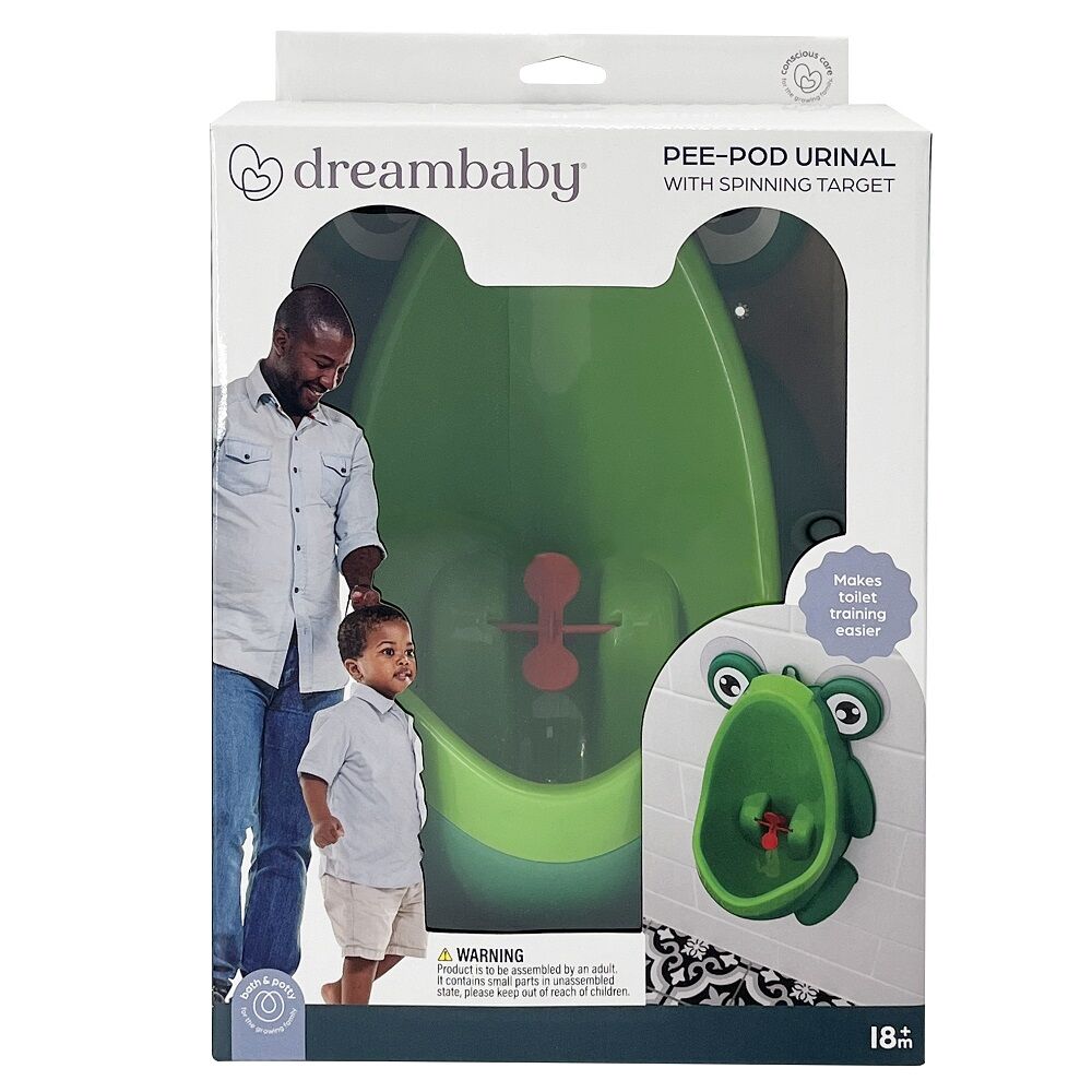 Dreambaby Frog Pee-Pod Urinal w/Spinning Target Kid/Toddler Toilet Training 18m+ — image 4
