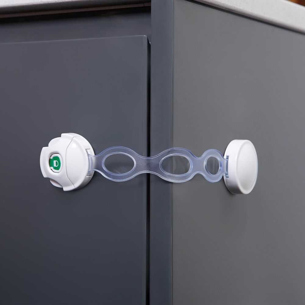 Dreambaby Ezy-Check Multi-Use Latch Child Proof Safety Cabinet Lock White (3 Pieces) — image 6