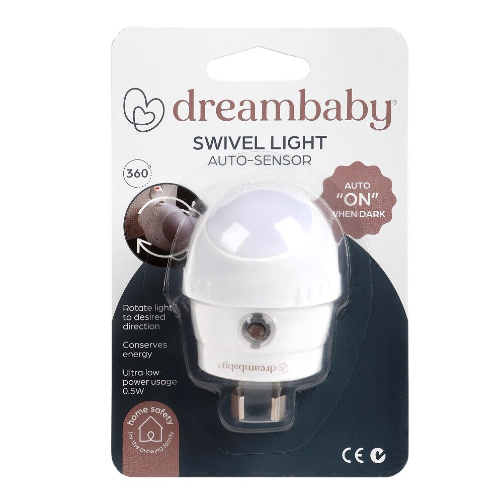 Dreambaby Electric 360° Swivel Auto Baby LED Sensor Adapter Night Light 7cm (2 Pack) — image 2