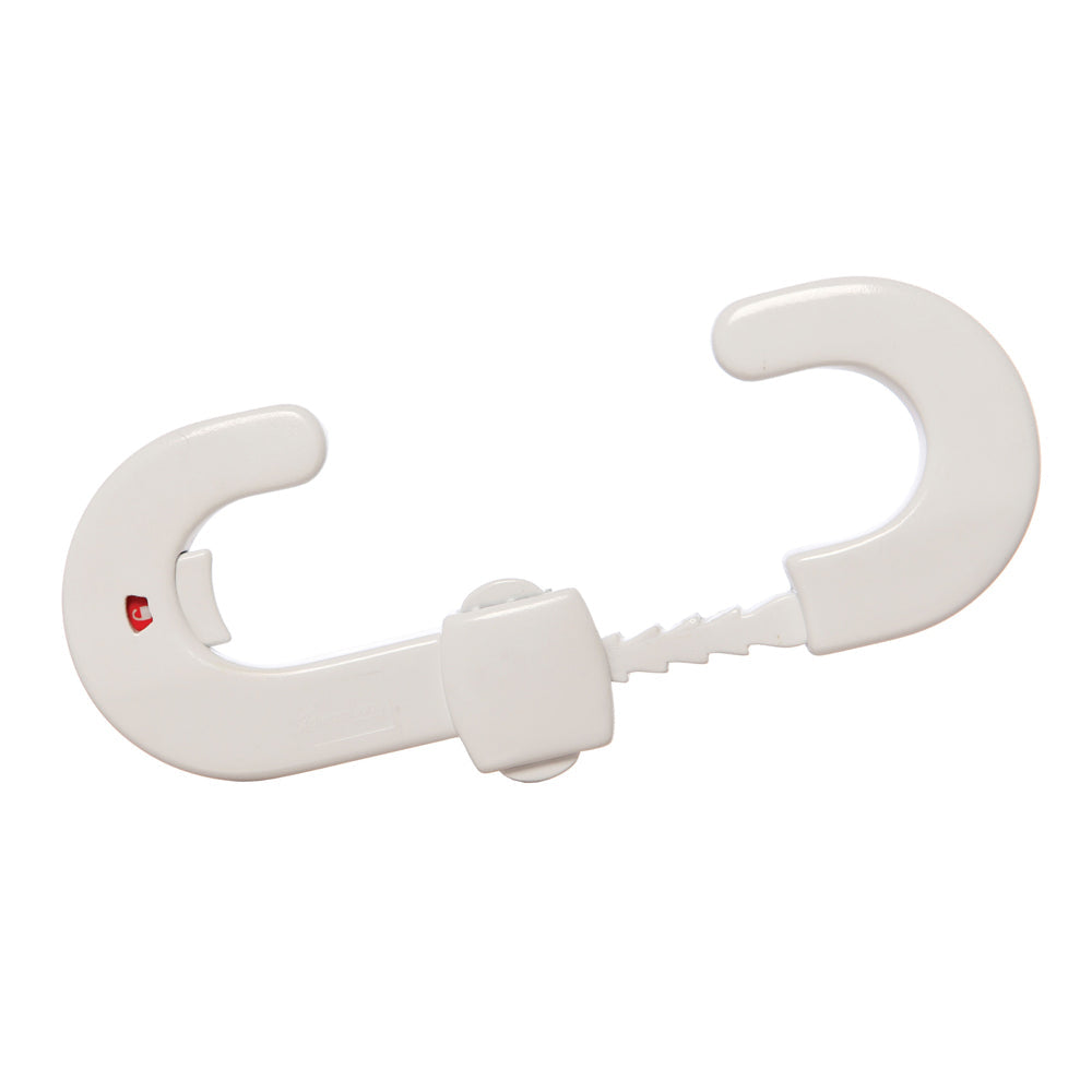 Dreambaby Ezy Check Baby/Toddler Safety/Protection Secure-A-Lock Latch White (3 Pack) — image 4