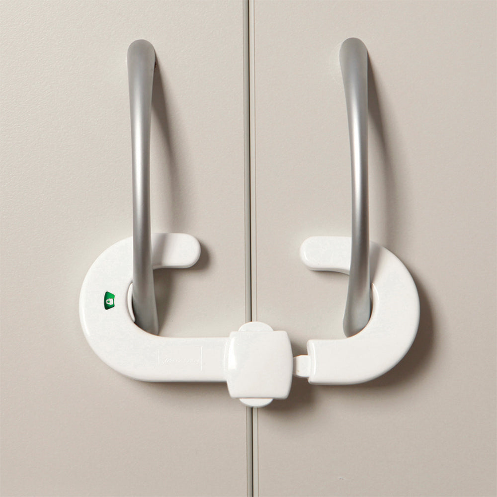 Dreambaby Ezy Check Baby/Toddler Safety/Protection Secure-A-Lock Latch White (3 Pack) — image 6