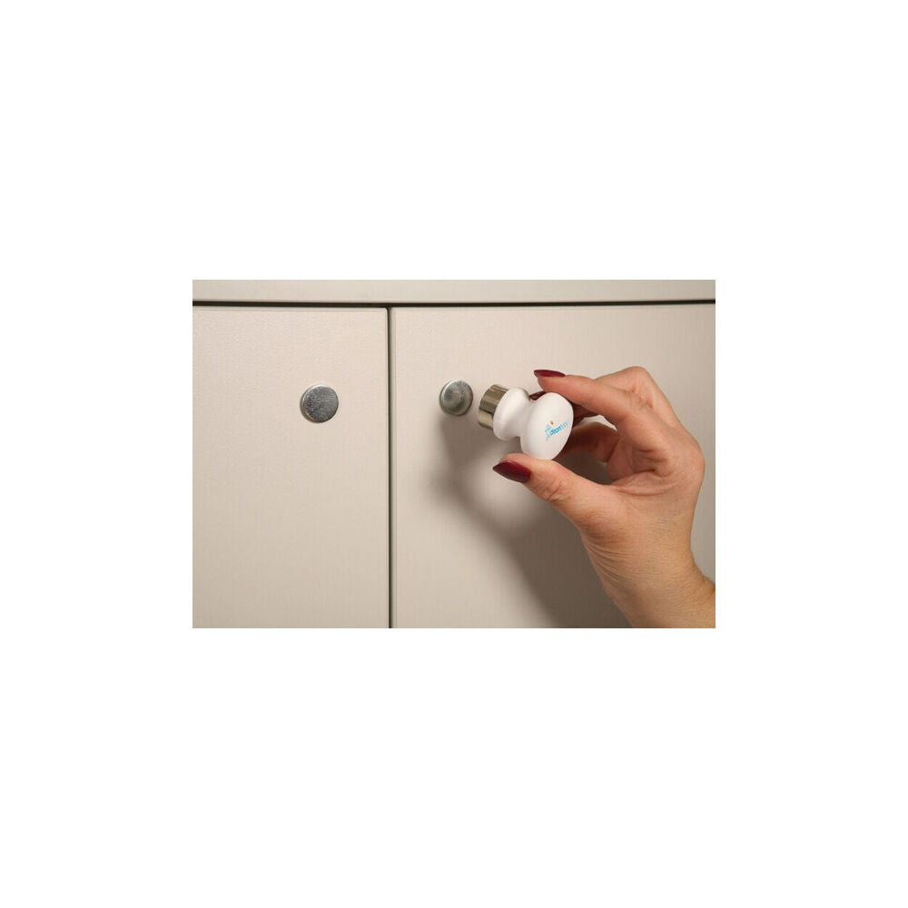 Dreambaby Grip Safe Magnetic Knob Child/Toddler Safety Door Handles & 4 Disks — image 2