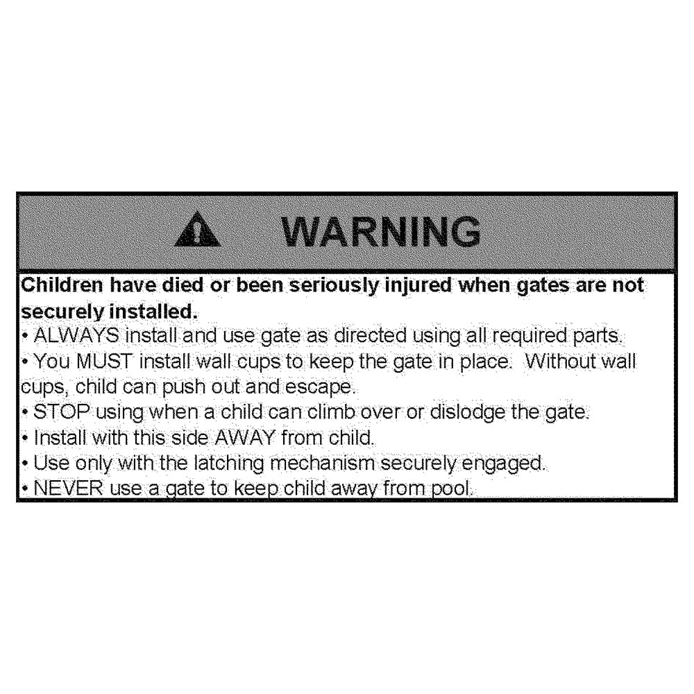 Dreambaby 54cm Chelsea Extension For Baby/Kids Safety Gate Protection Black — image 2