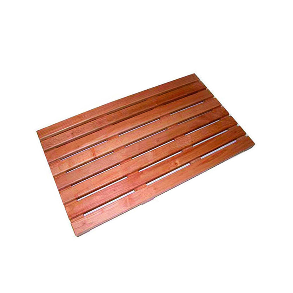 Immerse Bathroom Large 740 x 435mm Shower Quick Drying Bathmat Rubberwood Slats — image 2
