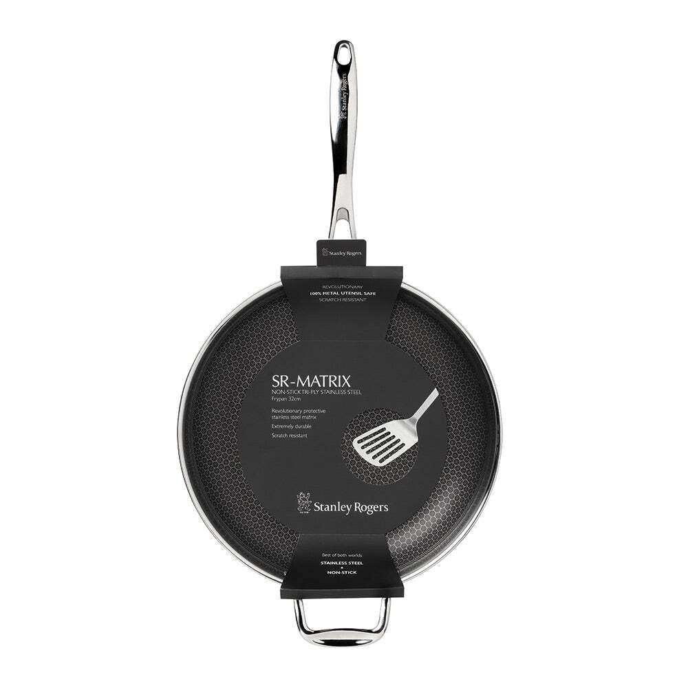 Stanley Rogers Matrix Kitchen Non-Stick Lightweight Stovetop Frypan 12"/32cm — image 5