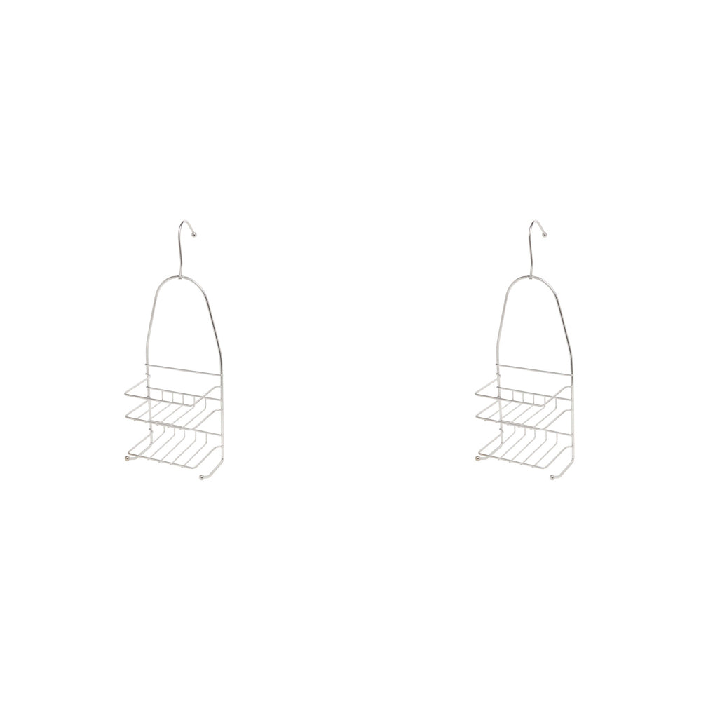 Immerse Bathroom Shower Soap & Shampoo/Conditioner Organiser Stainless Steel (2 Pack)
