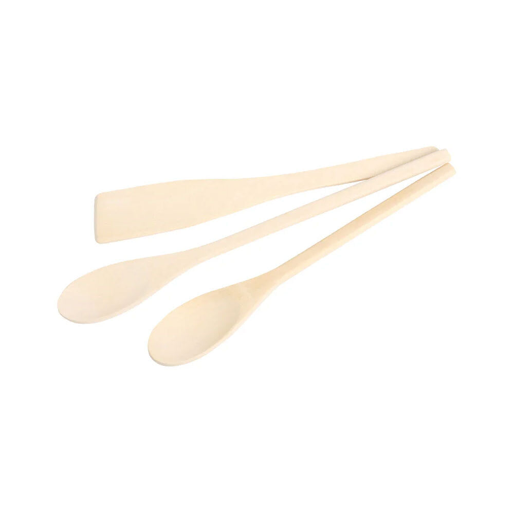 Eterna 3pc Eterna Rubberwood Mixing Spoon Kitchen Cooking Utensil Multipurpose Set (3 Pack) — image 2