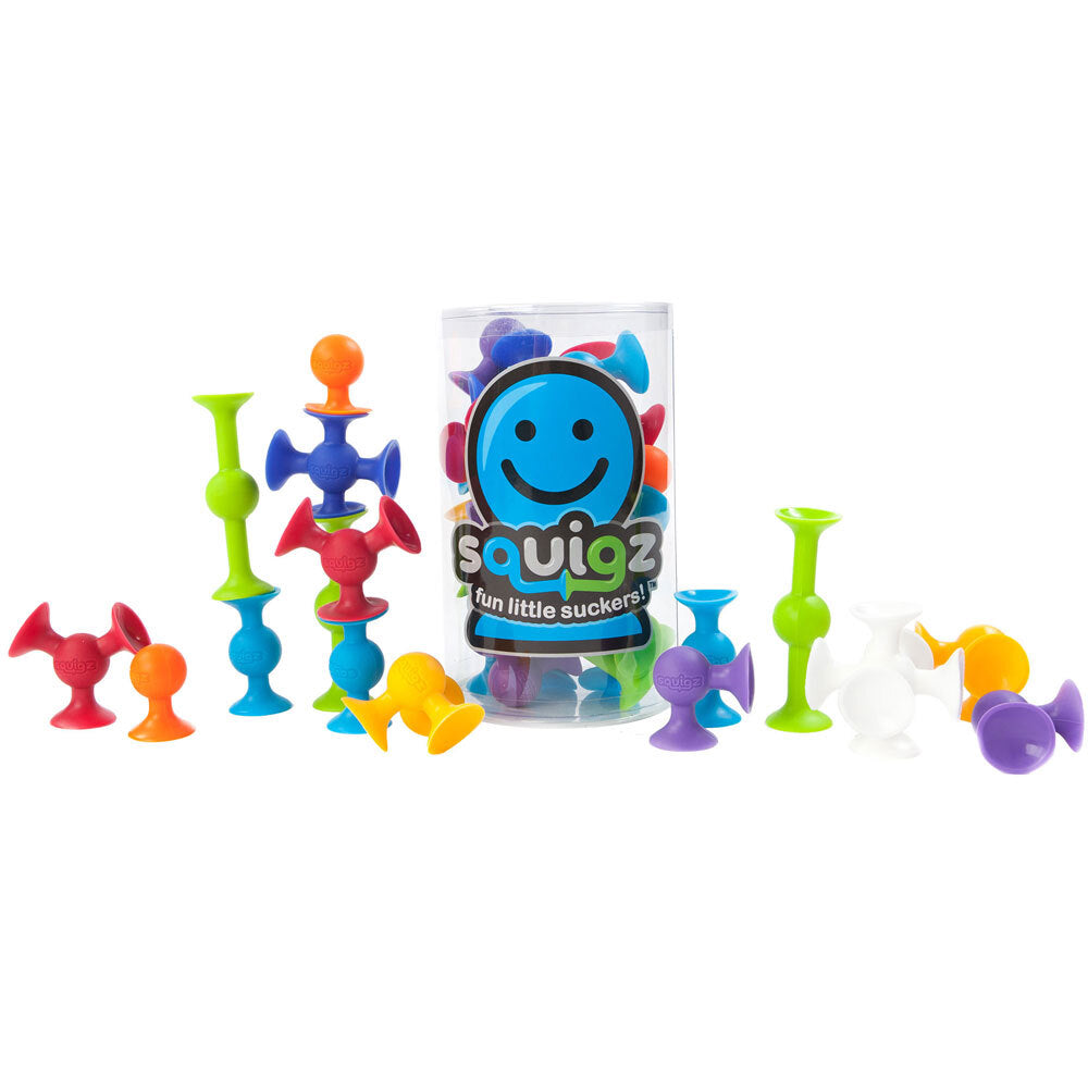 Fat Brain Toy Co. Fat Brain Toys Squigz Starter Suction Construction Fun Toy Set Kids 3y+ (24 Pieces)